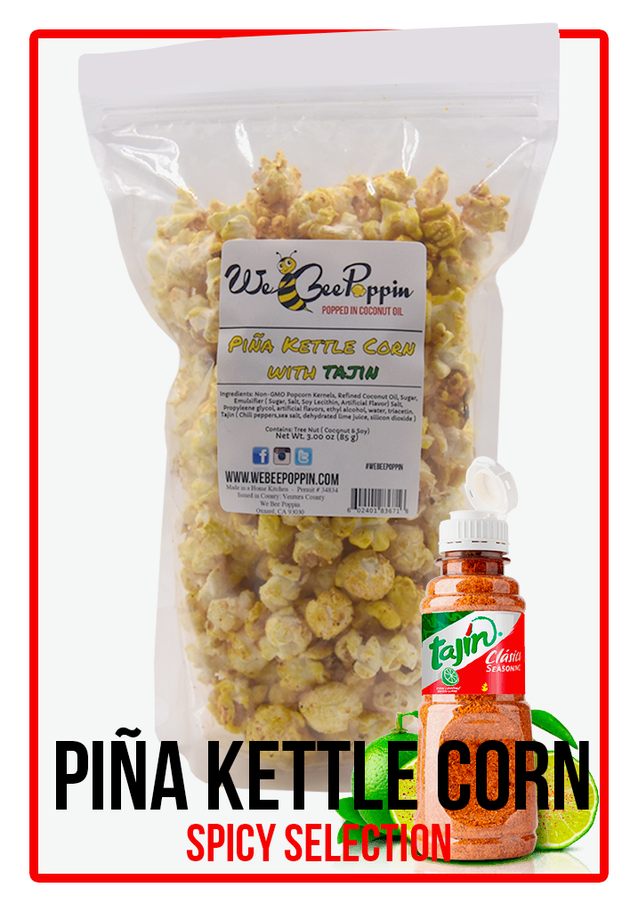 Pina Kettle Corn with Tajin